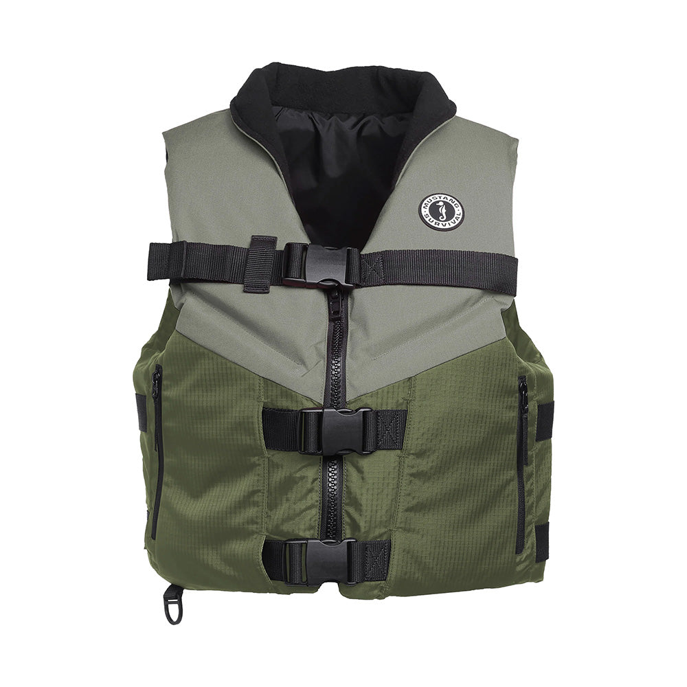 Mustang Accel Foam Vest - Green/Grey - Small