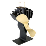 Ecofan by Caframo UltrAir 810CA Heat Powered Stove Fan - Gold Blade