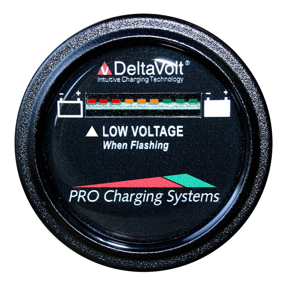 Dual Pro Battery Fuel Gauge - DeltaView Link Compatible - 36V System (3-12V Batteries, 6-6V Batteries)