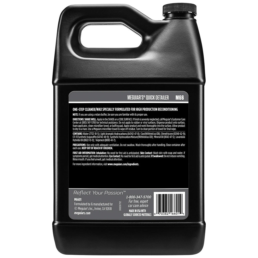 Meguiars Mirror Glaze Quick Detailer - 1 Gallon
