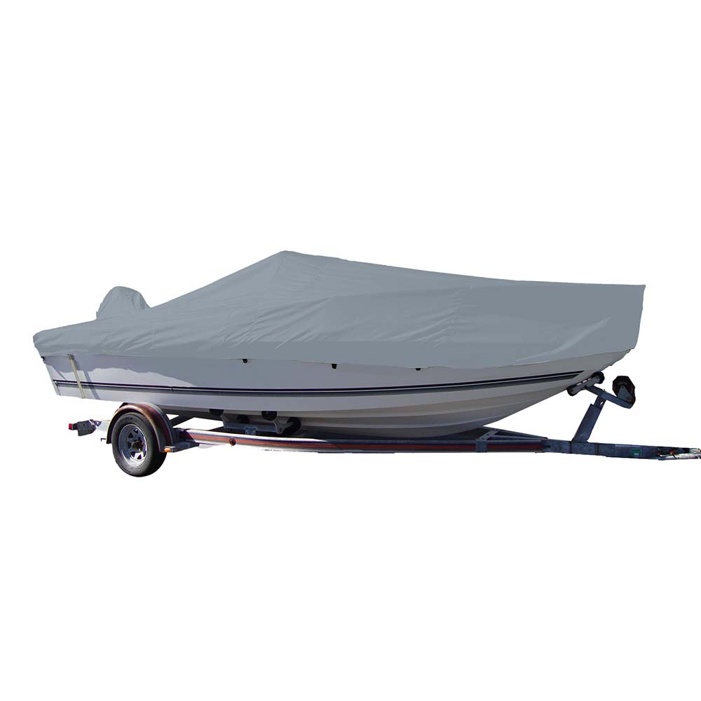 Carver Sun-DURA Styled-to-Fit Boat Cover f/18.5 V-Hull Center Console Fishing Boat - Grey