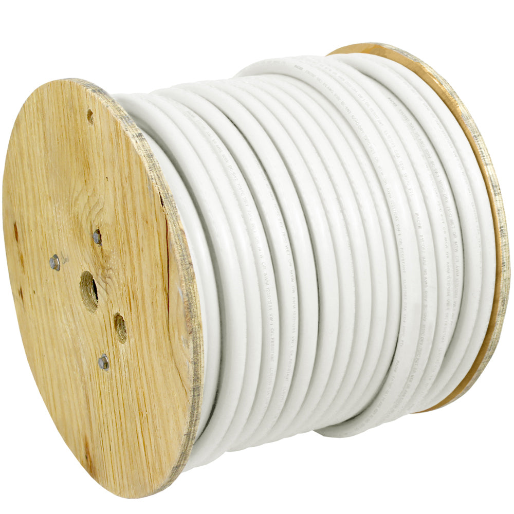 Pacer White 6 AWG Battery Cable - 250