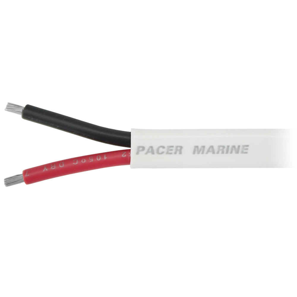 Pacer 16/2 AWG Duplex Cable - Flat Cable - Red/Black - 100'