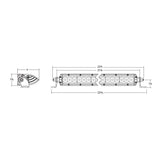 RIGID Industries SR Series 20" Spot w/Amber Pro Lens